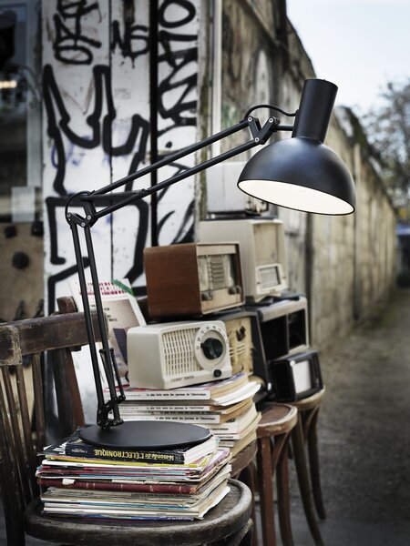 Nordlux 75145003 Arki, stolní/nástěnná černá industriální lampa 1xE27