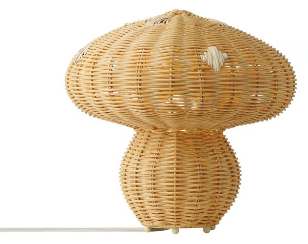 Nordlux 2412765060 Allie, ratanová stolní lampa 1xE27, průměr 30cm