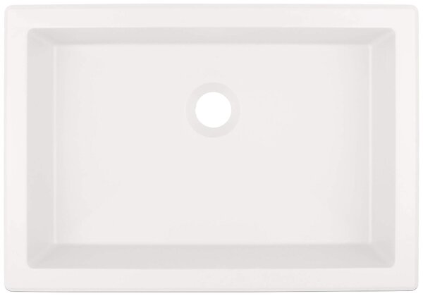 Deante Correo, granitové umyvadlo 500x350x140 mm, bílá matná, DEA-CQR_AU5U