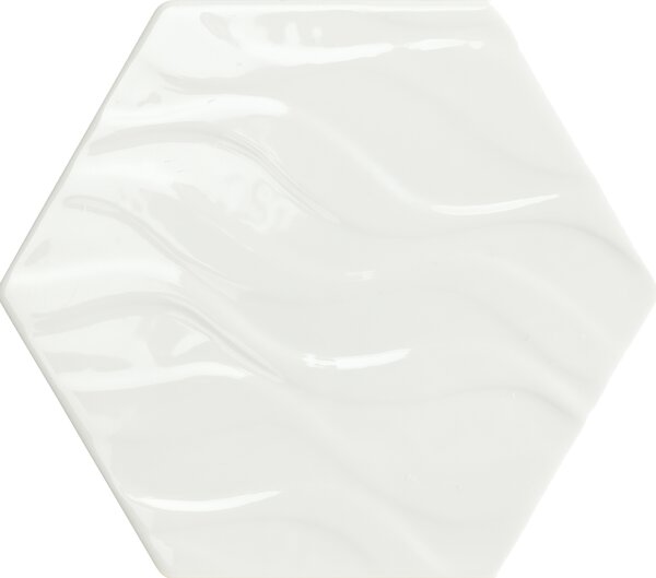Tonalite Dlažba - obklad Exabright Decoro Relief Bianco (hexagon) 15,3x17,5