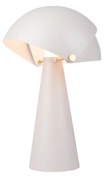 Nordlux 2120095001 Align, designová stolní lampička 1xE27, bílá, průměr 22cm