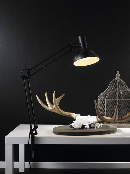 Nordlux 75145003 Arki, stolní/nástěnná černá industriální lampa 1xE27