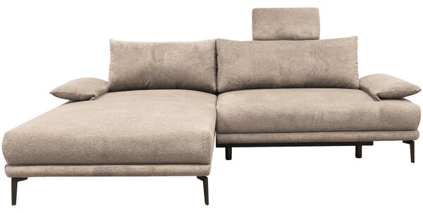 ROHOVÁ SEDAČKA, textil, béžová MID.YOU - Sedací soupravy, Online Only