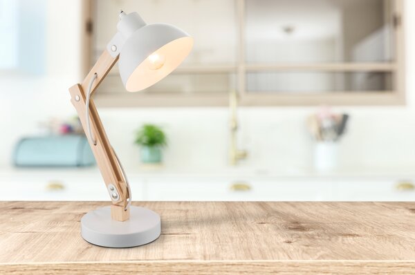 Stolní lampa TONGARIRO bílá