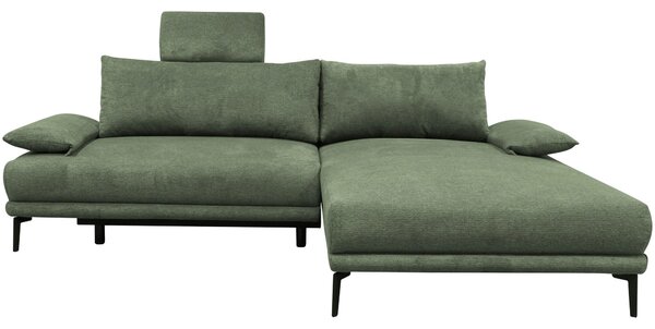 ROHOVÁ SEDAČKA, textil, zelená MID.YOU - Sedací soupravy, Online Only
