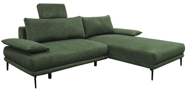 ROHOVÁ SEDAČKA, textil, zelená MID.YOU - Sedací soupravy, Online Only