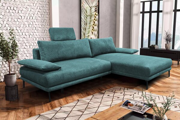 ROHOVÁ SEDAČKA, textil, mátově zelená MID.YOU - Sedací soupravy, Online Only