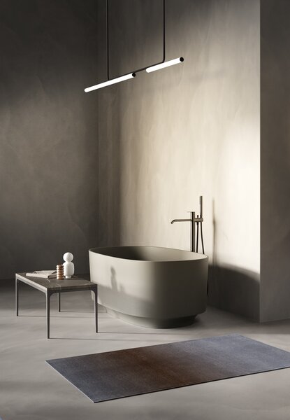 Marset AMBROSIA 120 CERNA- V125 Ambrosia, závěsné lineární svítidlo LED 19,2W 2700K, černá, délka 120cm