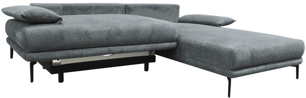 ROHOVÁ SEDAČKA, textil, šedá MID.YOU - Sedací soupravy, Online Only