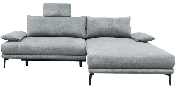 ROHOVÁ SEDAČKA, textil, šedá MID.YOU - Sedací soupravy, Online Only