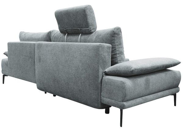 ROHOVÁ SEDAČKA, textil, šedá MID.YOU - Sedací soupravy, Online Only