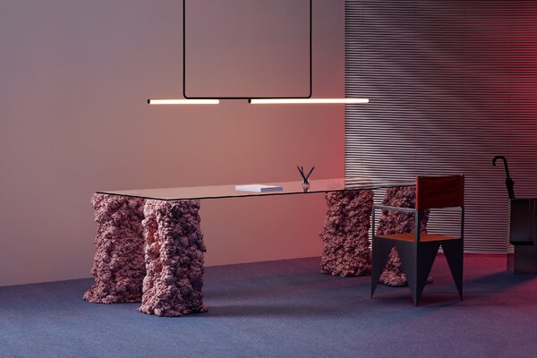 Marset AMBROSIA 120 CERNA- V125 Ambrosia, závěsné lineární svítidlo LED 19,2W 2700K, černá, délka 120cm
