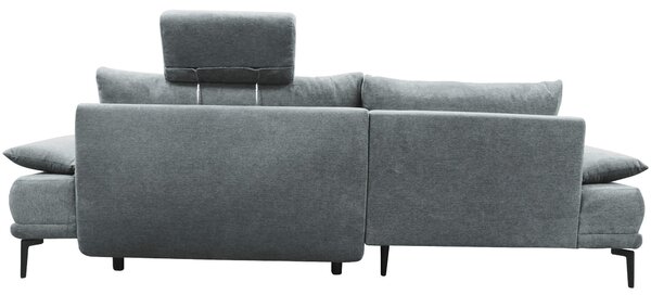 ROHOVÁ SEDAČKA, textil, šedá MID.YOU - Sedací soupravy, Online Only