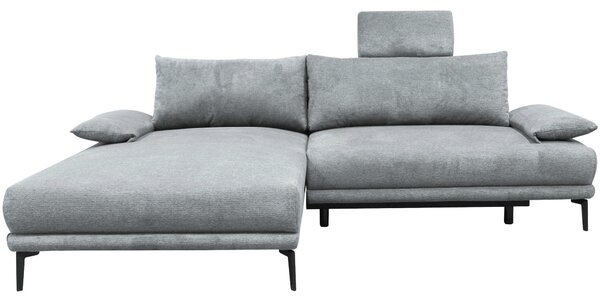 ROHOVÁ SEDAČKA, textil, šedá MID.YOU - Sedací soupravy, Online Only