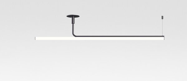 Marset A704-002-16-30K Ambrosia, závěsné lineární svítidlo LED 28,8W 3000K, černá, délka 180cm