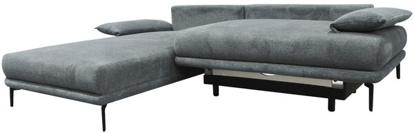 ROHOVÁ SEDAČKA, textil, šedá MID.YOU - Sedací soupravy, Online Only