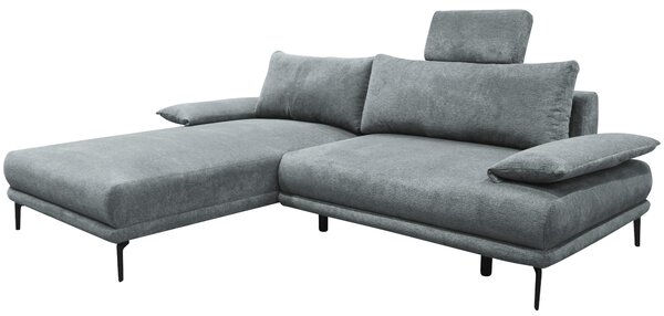 ROHOVÁ SEDAČKA, textil, šedá MID.YOU - Sedací soupravy, Online Only