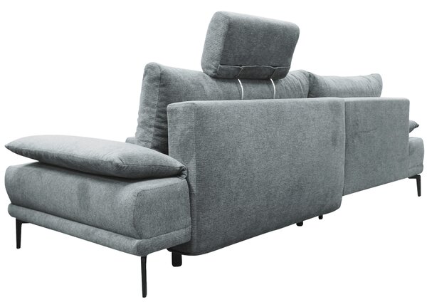 ROHOVÁ SEDAČKA, textil, šedá MID.YOU - Sedací soupravy, Online Only