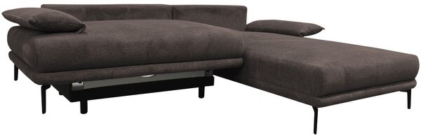 ROHOVÁ SEDAČKA, textil, šedavě hnědá MID.YOU - Sedací soupravy, Online Only