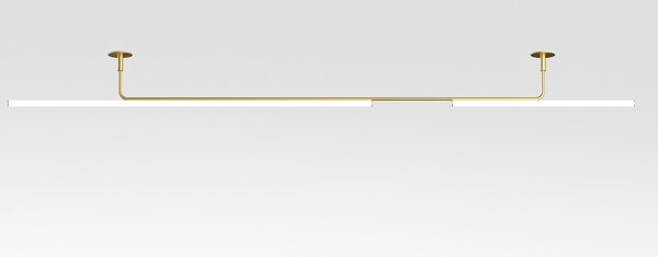 Marset A704-004-15-27K Ambrosia, závěsné lineární svítidlo LED 43,2W 2700K, zlatá, délka 315cm