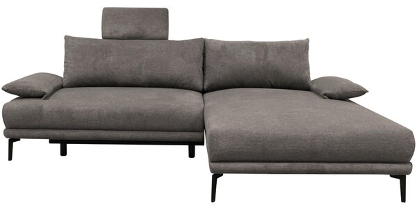 ROHOVÁ SEDAČKA, textil, šedavě hnědá MID.YOU - Sedací soupravy, Online Only