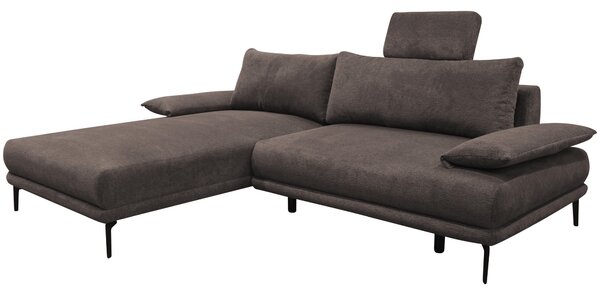 ROHOVÁ SEDAČKA, textil, šedavě hnědá MID.YOU - Sedací soupravy, Online Only