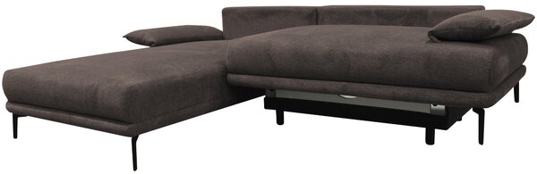 ROHOVÁ SEDAČKA, textil, šedavě hnědá MID.YOU - Sedací soupravy, Online Only