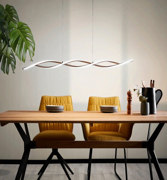 ZÁVĚSNÉ LED SVÍTIDLO, 110/8/140 cm - Závěsná LED svítidla