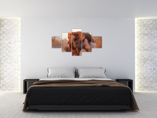 Obraz - Velký slon africký (125x70 cm)