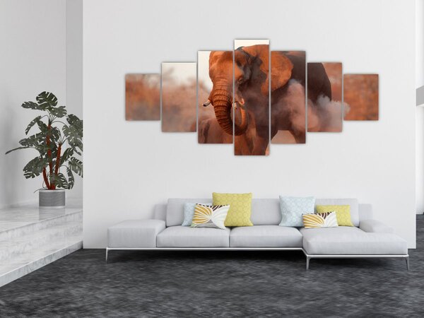 Obraz - Velký slon africký (210x100 cm)