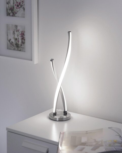 STOLNÍ LED LAMPA, dotykový stmívač, 12,5/12,5/48,5 cm - Stolní lampy