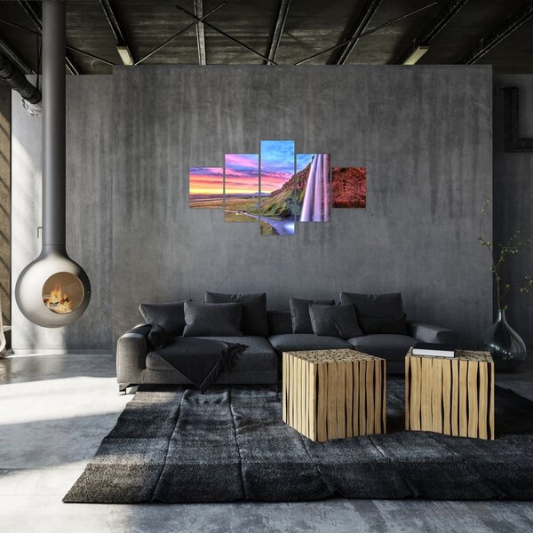 Obraz - Vodopád Seljalandsfoss (125x70 cm)