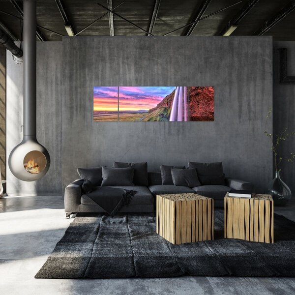 Obraz - Vodopád Seljalandsfoss (170x50 cm)