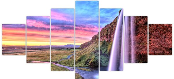 Obraz - Vodopád Seljalandsfoss (210x100 cm)