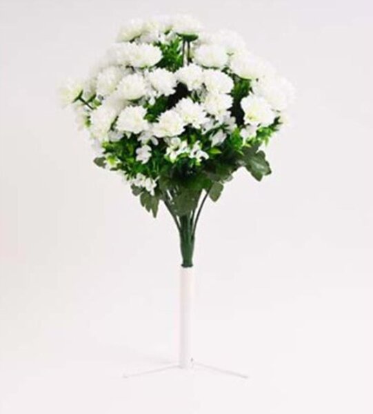 Kytice chryzantéma 44 cm bílá 371370