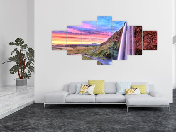 Obraz - Vodopád Seljalandsfoss (210x100 cm)