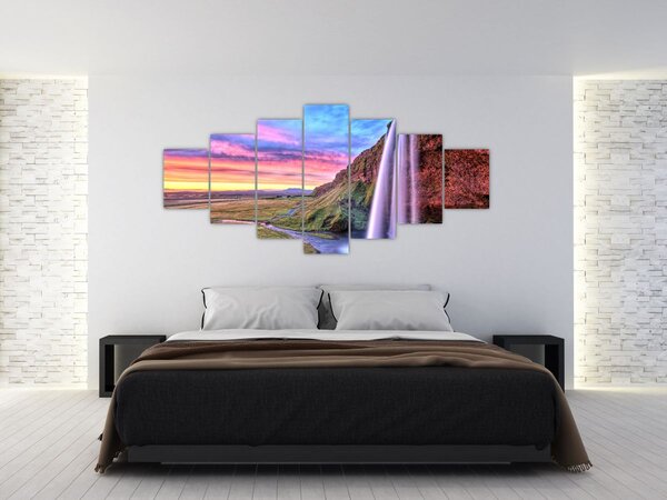 Obraz - Vodopád Seljalandsfoss (210x100 cm)