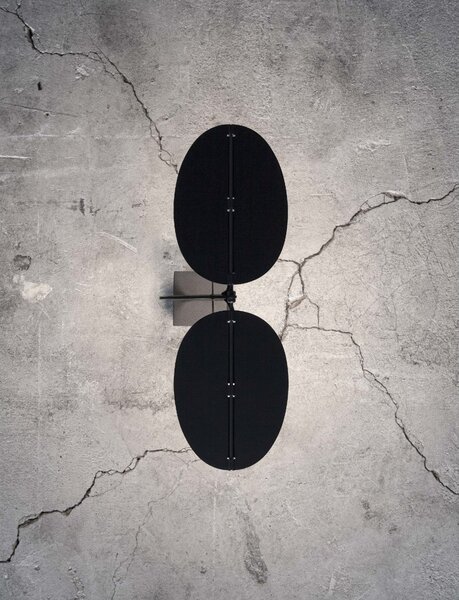 Ambientec Sage Black, přenosná černá lampička, LED 2200-2400K dotykové stmívání, výška 29,9cm