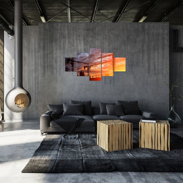 Obraz - Staveniště (125x70 cm)