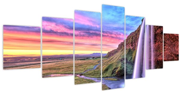 Obraz - Vodopád Seljalandsfoss (210x100 cm)