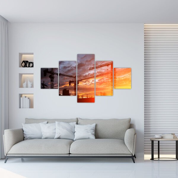 Obraz - Staveniště (125x70 cm)