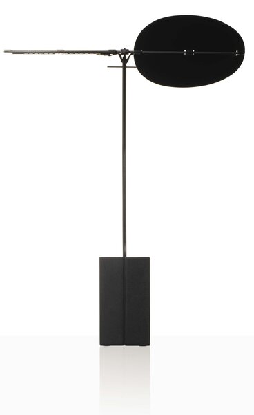 Ambientec Sage Black, přenosná černá lampička, LED 2200-2400K dotykové stmívání, výška 29,9cm