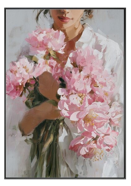 Tištěný obraz s rámem/na plátně 70x100 cm Floral Embrace – Styler