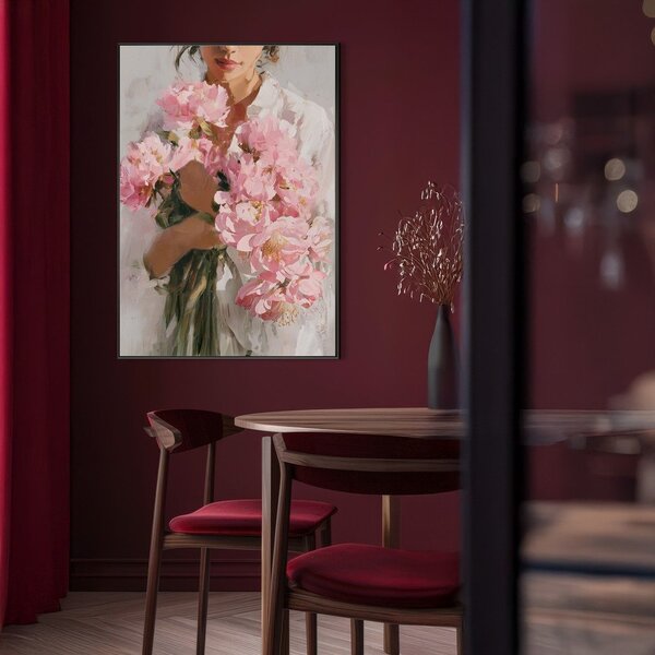 Tištěný obraz s rámem/na plátně 70x100 cm Floral Embrace – Styler