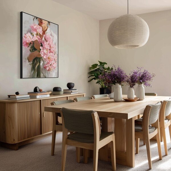 Tištěný obraz s rámem/na plátně 70x100 cm Floral Embrace – Styler
