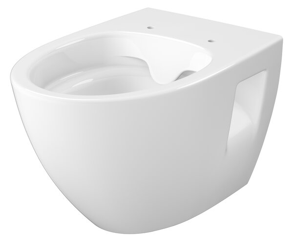 Cersanit Moduo sada wc s mísou a sedátkem závěsná bez splachovacího kruhu bílá S701-725