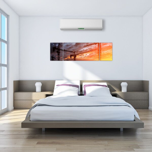 Obraz - Staveniště (170x50 cm)