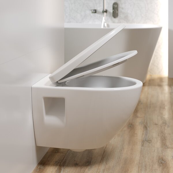 Cersanit Moduo sada wc s mísou a sedátkem závěsná bez splachovacího kruhu bílá S701-725