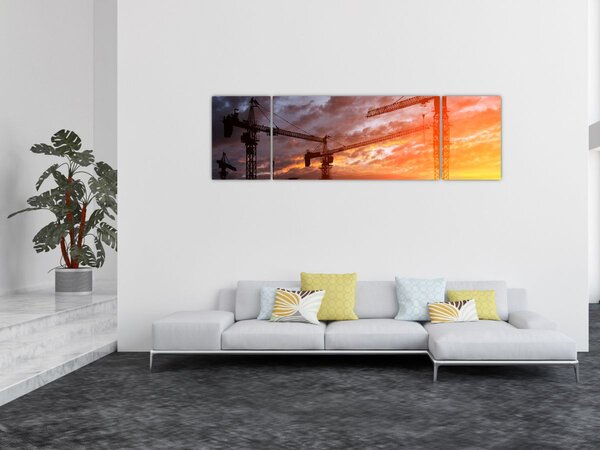 Obraz - Staveniště (170x50 cm)