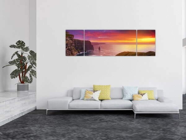 Obraz - Moherské útesy (170x50 cm)